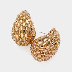 Bling Ba·guette Earrings
