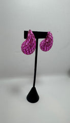 Pink Girlie Tear Drop Earring