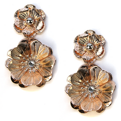 Beautiful Flower Rhinestone Earring