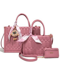 Qulited Charm Tote